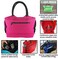 CoolBag Locking AntiTheft Beach Bag Travel Tote with Insulated Cooler Perfect for Spring Break Cruises Paradise Island Pink