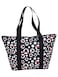 Disney Tote Mickey Minnie Mouse Icon Polka Dot Print Travel Bag Black