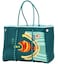 QOGiR Neoprene Multipurpose Beach Bag Tote with Inner Zipper Pocket Fish XLarge