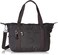 Kipling Womens Art Tote Bag Lightweight Weekender Nylon Travel Handbag Crossbody Bag Black Noir Medium US