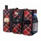 TOPDesign Utility Water Resistant Tote Bag with 13 Exterior Interior Pockets Top Zipper Closure Thick Bottom Support for Working Women Teachers Nurses Accountants Grid