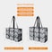 TOPDesign Utility Water Resistant Tote Bag with 13 Exterior Interior Pockets Top Zipper Closure Thick Bottom Support for Working Women Teachers Nurses Accountants Chevron