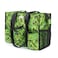 TOPDesign Utility Water Resistant Tote Bag with 13 Exterior Interior Pockets Top Zipper Closure Thick Bottom Support for Working Women Teachers Nurses Accountants Green Leaf