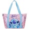 Disney Stitch Womens Tote Bag Large Zipped Shoulder Bag for Shopping Work Stitch Gifts