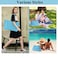 QOGiR Neoprene Tote Multipurpose Gym Beach Bag Large Sports Ocean Blue Large
