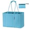 QOGiR Neoprene Tote Multipurpose Gym Beach Bag Large Sports Ocean Blue Large