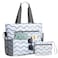G4Free Beach Bag Waterproof Sandproof Beach Tote Bag Large Capacity Foldable for WomenWavy