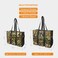 TOPDesign Utility Water Resistant Tote Bag with 17 Exterior Interior Pockets Top Zipper Closure Thick Bottom Support for Working Women Teachers Nurses Accountants Withered