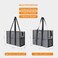 TOPDesign Utility Water Resistant Tote Bag with 13 Exterior Interior Pockets Top Zipper Closure Thick Bottom Support for Working Women Teachers Nurses Accountants Light Grey