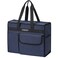 Codcey Large Utility Tote Bag with Reinforced Bottom Waterproof Multi Pockets Beach Shoulder Bag for Travel Work SchoolBlue