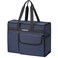 Codcey Large Utility Tote Bag with Reinforced Bottom Waterproof Multi Pockets Beach Shoulder Bag for Travel Work SchoolBlue