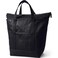 Lands' End Lands End Solid Long Handle Zip Top Canvas Tote Blackblack XLarge Long Handle