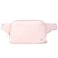 Pander Belt Bag Large 2L Nylon Fanny Pack Purse for Women and Men with Adjustable Strap Pink