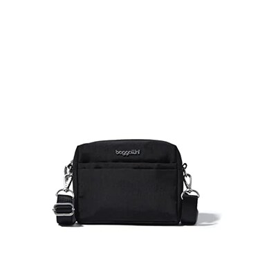 Baggallini Womens 2in1 2 in 1 Convertible Belt Bag Black One Size US