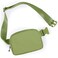 ODODOS Unisex Mini Belt Bag with Adjustable Strap Small Fanny Pack for Workout Running Traveling Hiking Olive