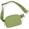 ODODOS Unisex Mini Belt Bag with Adjustable Strap Small Fanny Pack for Workout Running Traveling Hiking Olive