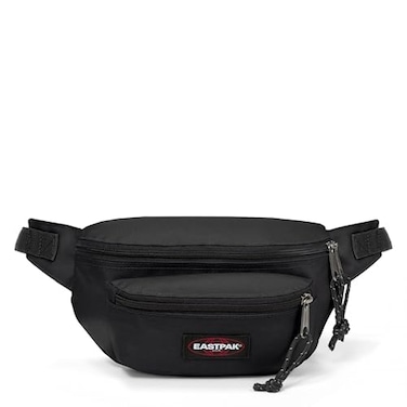 EASTPAK Doggy Bag 3L Waistpack with Front Back Zip Pockets Adjustable Belt Lightweight VeganFriendly Black