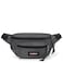 EASTPAK Doggy Bag 3L Waistpack with Front Back Zip Pockets Adjustable Belt Lightweight VeganFriendly Black Denim