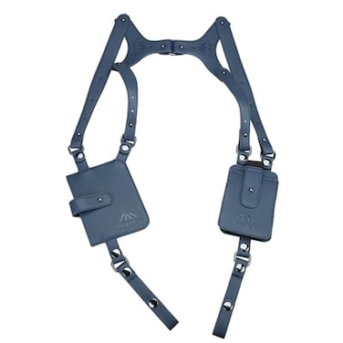 Neween AntiTheft Hidden Underarm Strap Wallet Phone Holster Bag Leisure PU Leather Shoulder Pouch Double Shoulder Pocket Sport Vest Outdoors Blue