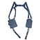 Neween AntiTheft Hidden Underarm Strap Wallet Phone Holster Bag Leisure PU Leather Shoulder Pouch Double Shoulder Pocket Sport Vest Outdoors Blue