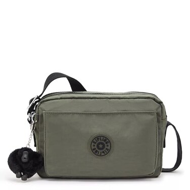 Kipling Womens Medium Bag Lightweight Adjustable Nylon Waist Pack Crossbody Bag Green Moss Medium US