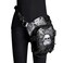 Chikencall Gothic Steampunk Waist Pack Drop Leg Bag Hip Belt Fanny Wallet Purse Pouch Black