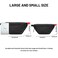 SYCNB Large Crossbody Fanny Pack for Women MenWater Resistant Waist Bag Pack with Adjustable Strap 5Zipper PocketsBlackMedium