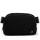 Pander Fanny pack Everywhere Fleece Belt Bag for Women and Men with Adjustable strap Belt 1L Black