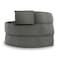 Wazoo Cache Belt for Men with Hidden Pocket Adjustable AntiTheft Nylon Belt with Stainless Steel Buckle Secure EverydayCarry Travel Accessory Wolf Grey Small