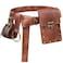 KOTORA Retro Belt Pouch Waist Bag Fanny Pack Steampunk Phone Bag Strap Holder Medieval Renaissance Cosplay Costume Accessory 2Pouch Brown