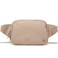 Pander Belt Bag Large 2L Nylon Fanny Pack Purse for Women and Men with Adjustable Strap Raw Linen
