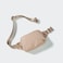 Pander Belt Bag Large 2L Nylon Fanny Pack Purse for Women and Men with Adjustable Strap Raw Linen