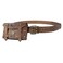 HiiFeuer 3PCs Medieval Alchemy Faux Leather Belt Bag Set with 5 Cork Potion Vials Fantasy Embossed Wizard Belt Brown A