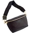 ModernChic Modern Chic Woven Crossbody Bags for Women Rory Vegan Leather Purse Adjustable Strap Lightweight Brown Pressed Woven