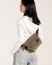 ZIMEGO Tactical Crossbody Sling Bag Fanny Pack for Travel and Everyday Use Dark Olive