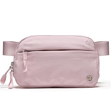 Pander Crossbody Sling Bag for Travel Outdoor and Everyday Use Adjustable Strap Lightweight Shoulder Bag Pink