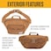 Carhartt Classic Adjustable Sling Bag Durable 600Denier Water Resistant Hip Pack Essential Waist Pack Rose Tint