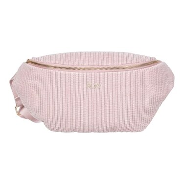 Roxy Womens Feeling Good Stylish Soft Corduroy Multipurpose Waistpack Crossbody Bag Lilac Chiffon