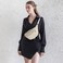 Xehuro Womens Checkered Multi Color Fanny Pack Beige2