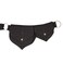 Lakhays Cotton two Leaf Pocket Waist BeltBlack