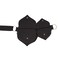 Lakhays Cotton two Leaf Pocket Waist BeltBlack
