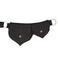 Lakhays Cotton two Leaf Pocket Waist BeltBlack