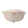 Xehuro Womens Checkered Multi Color Fanny Pack Beige1