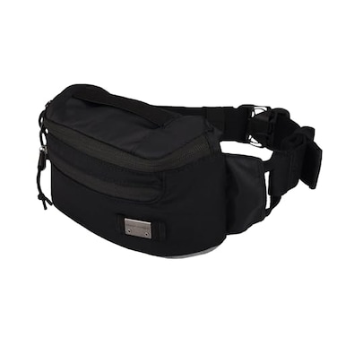Eddie Bauer 3L Skylar Crossbody Waist Pack with Versatile Pockets and Adjustable Belt Black