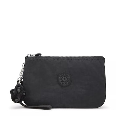 Kipling Womens Creativity Extra Large Wristlet Versatile Cosmetics Kit Lightweight Nylon Travel Organizer Pouch Black Noir Extra Large US
