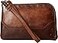 Frye Melissa Wristlet Dark Brown Antique Pull Up One Size