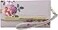 Steve Madden Womens Logobar Trifold Wristlet Wallet Bone Floral