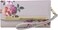 Steve Madden Womens Logobar Trifold Wristlet Wallet Bone Floral