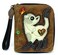 CHALA Charming Chala Playful Kitty Cat Purse Wallet Credit Cards Coins Wristlet