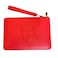Delta Sigma Theta large leather wristletLarge wristlet with strap Unique gifts RED